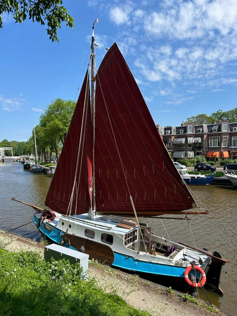 Zeeschouw 10.9m - Sta Hoogte, 3 Zeilen, Watersport en Boten, Kajuitzeilboten en Zeiljachten, Ophalen, Gebruikt, Staal, Diesel