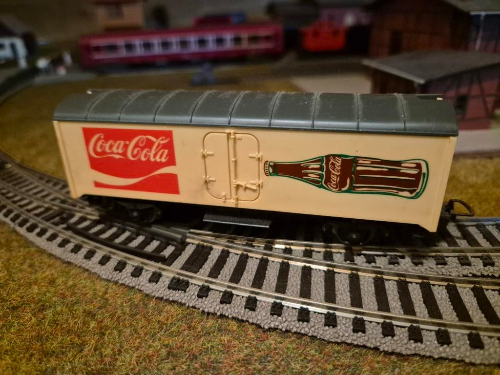 Lima 3113 H0 Coca Cola Wagon, Gebruikt, Gelijkstroom, Wagon, Ophalen of Verzenden