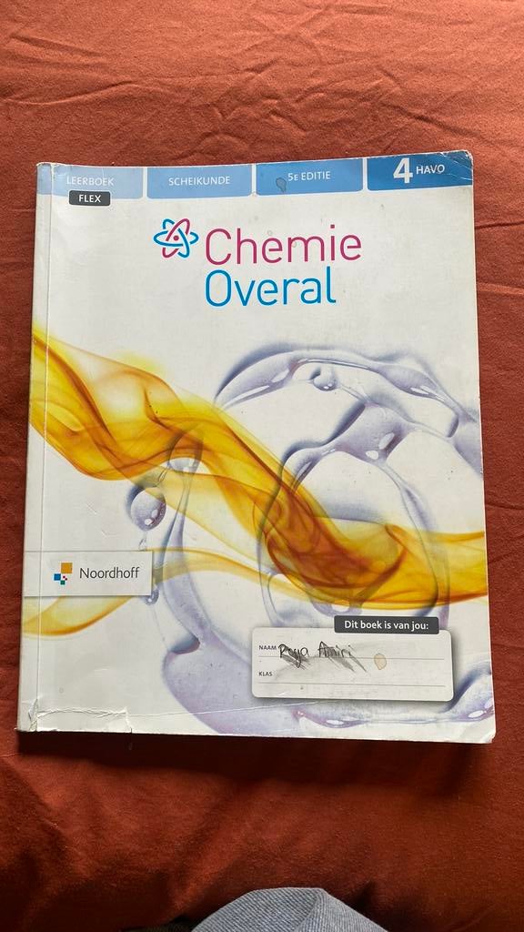 Chemie overal leerboek 4 Havo (5e editie), Ophalen of Verzenden, Gelezen, HAVO, Scheikunde