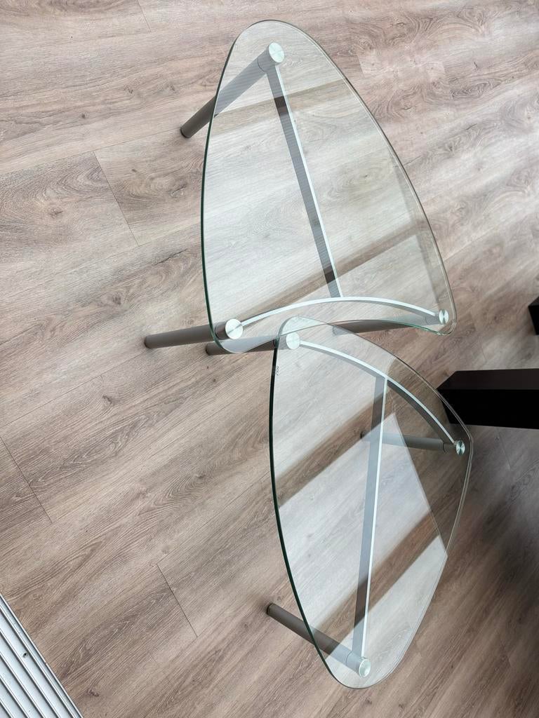 Rolf Benz Salontafel Set - Twee Stuks, Ophalen, 50 tot 100 cm, Overige vormen, Minder dan 50 cm
