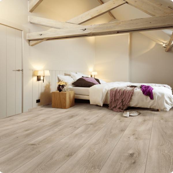 XL Laminaat Eureka Oak Natuur met 4V-groev €14,95m2, 75 m² of meer, Beige, Nieuw, Ophalen of Verzenden