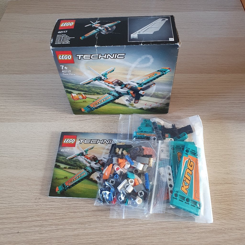 LEGO Technic 42117 Racevliegtuig, Inclusief instructies, Lego, Ophalen of Verzenden, Zo goed als nieuw