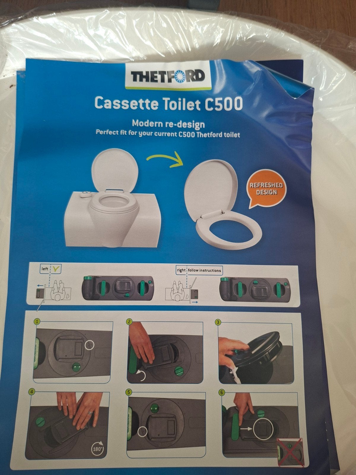 Thetford C500 Fresh-up set - Nieuw en ongebruikt, Ophalen of Verzenden, Nieuw