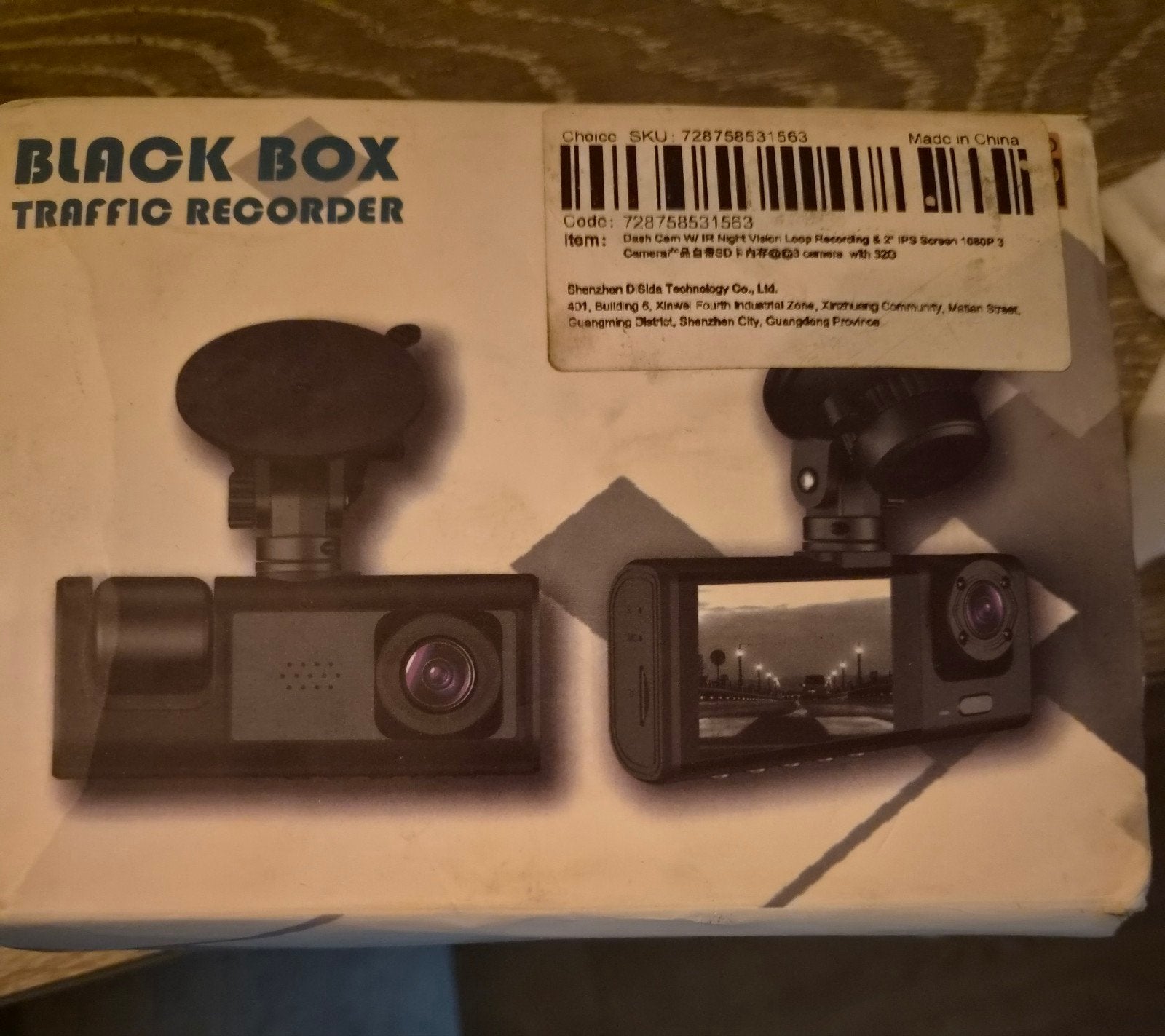 black box traffio recorder, Ophalen of Verzenden, Zo goed als nieuw