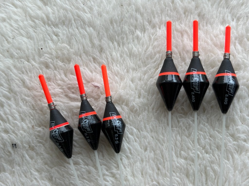 adv 283 / NIEUW serie 9 dobbers SENSAS, Ophalen of Verzenden, Nieuw, Dobber of Lood