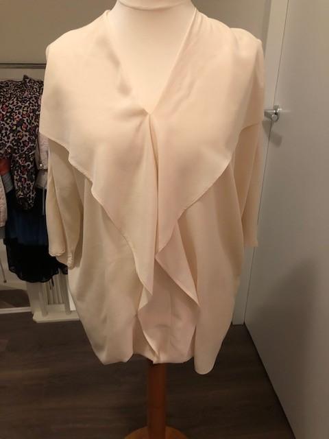 Marccain beige blouse zijde maat 5, Kleding | Dames, Blouses en Tunieken, Verzenden, Beige, Maat 42/44 (L), Zo goed als nieuw