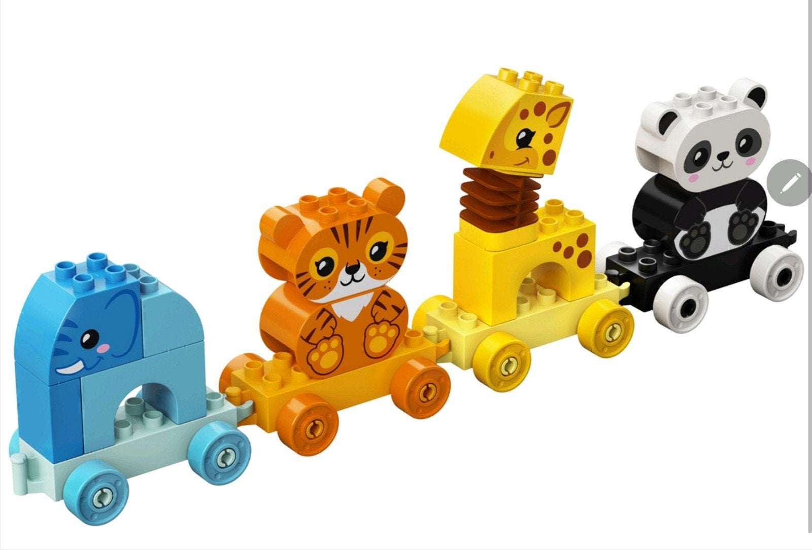 LEGO DUPLO 10955 Dierentrein - Mijn eerste dierentrein, Ophalen of Verzenden, Nieuw, Complete set, Duplo