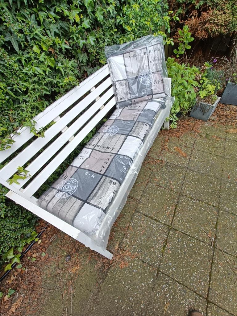 tuinbank kussens, Tuin en Terras, Ophalen, Nieuw