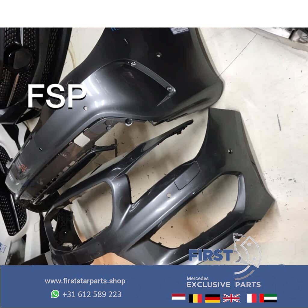 W117 CLA AMG Pakket origineel Mercedes 787 grijs voorbumper, Gebruikt, -, Ophalen of Verzenden, Bumper