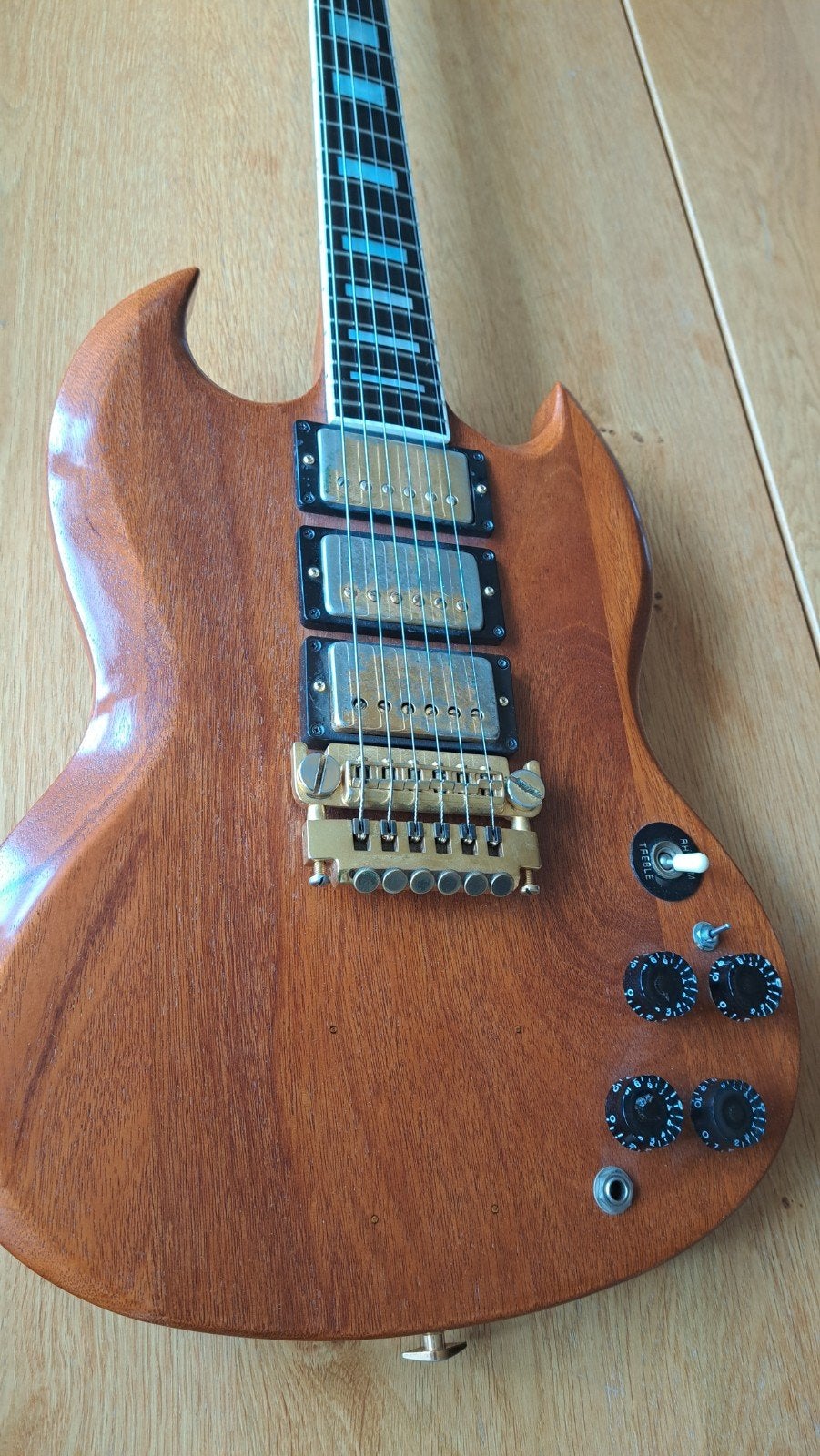 Gibson SG custom 1978 player, Muziek en Instrumenten, Ophalen of Verzenden, Zo goed als nieuw, Solid body, Gibson