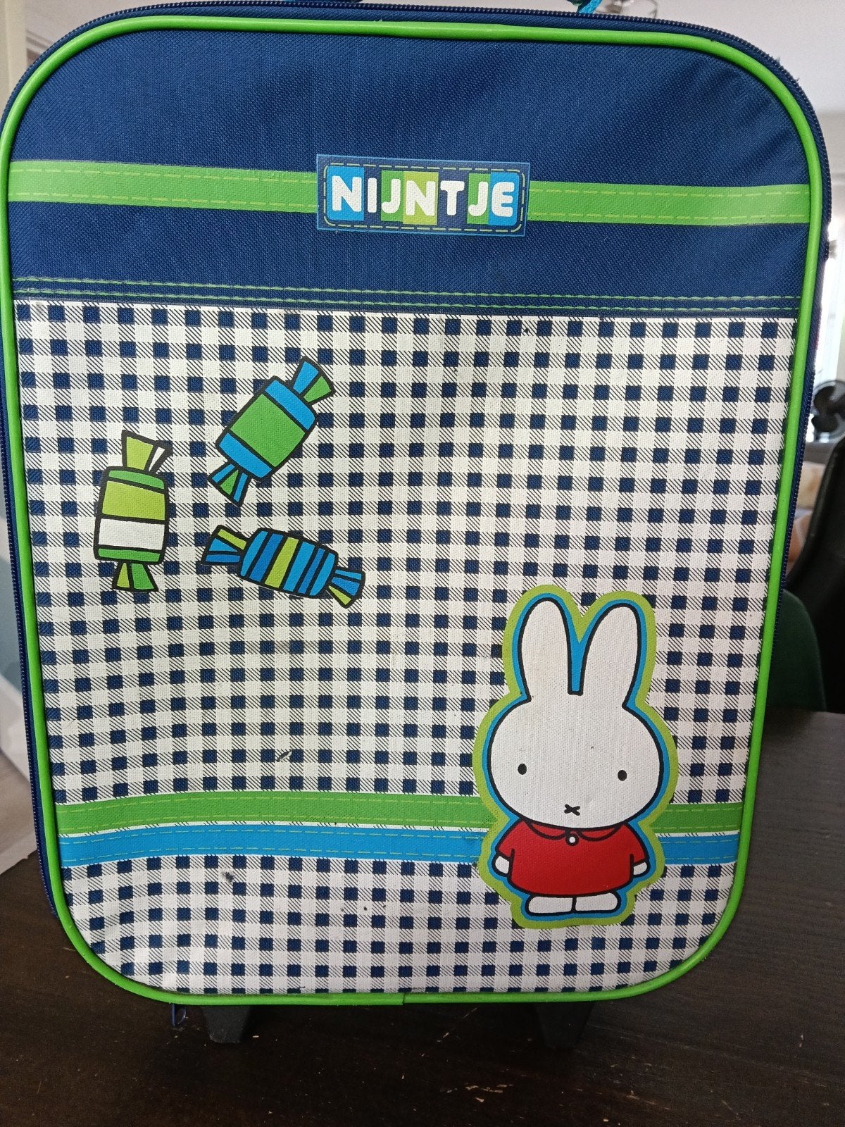 Nijntje kinderkoffer met wieltjes en uitschuifbare handgreep, 40 tot 60 cm, Blauw, Minder dan 35 cm, Ophalen of Verzenden