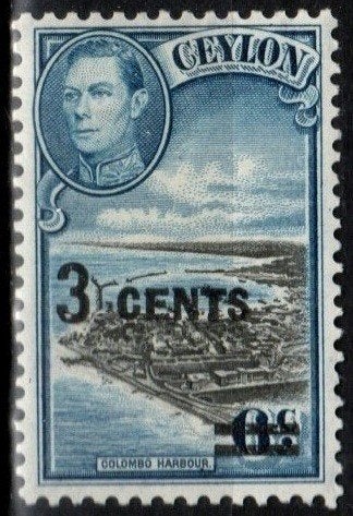 Mooi kavel Commonwealth Ceylon *volgom LZD249., Ophalen of Verzenden, Postfris