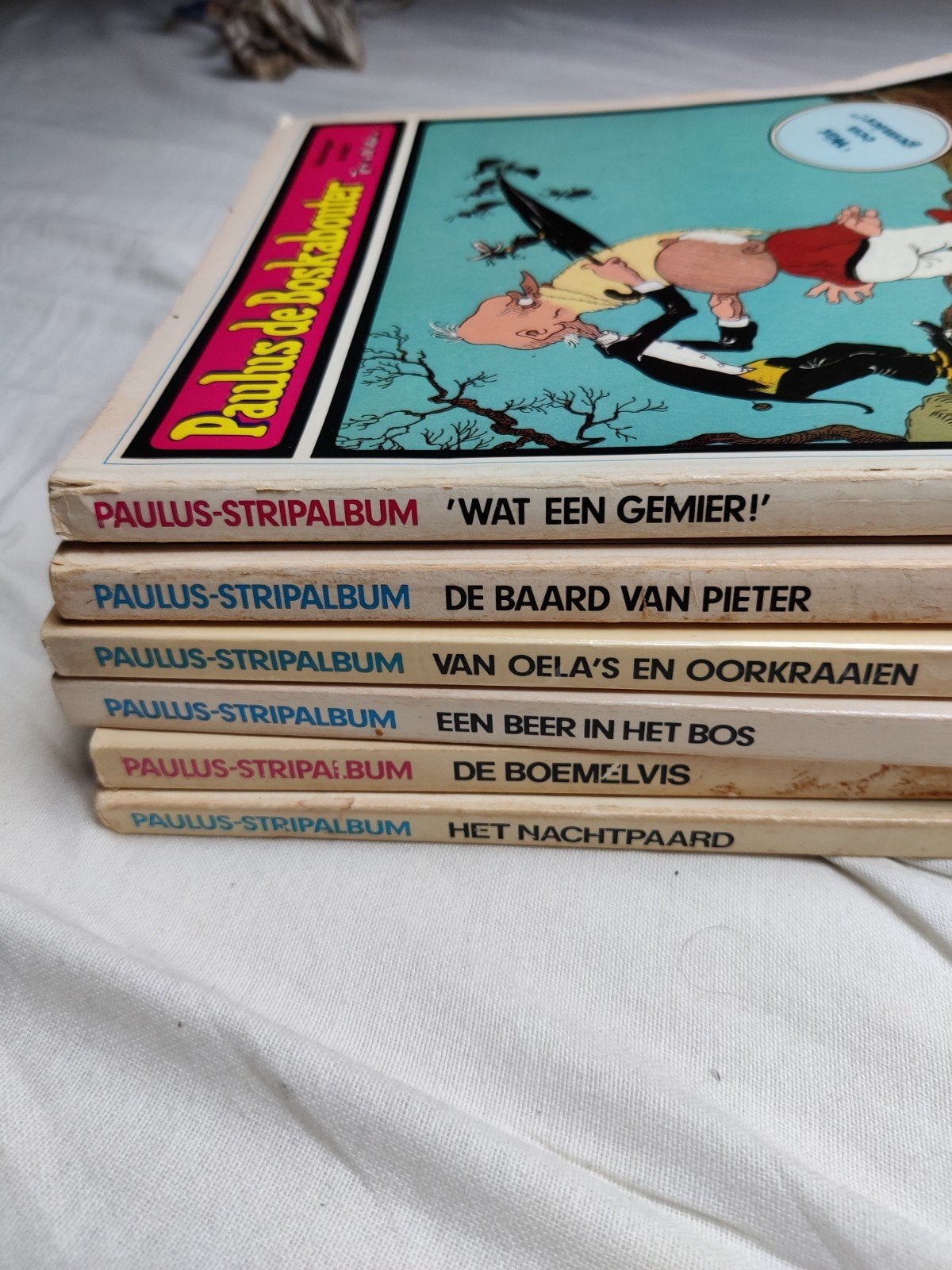 Paulus de Boskabouter stripalbums - 6 delen, Ophalen of Verzenden, Gelezen, Overige onderwerpen, Jean Dulieu