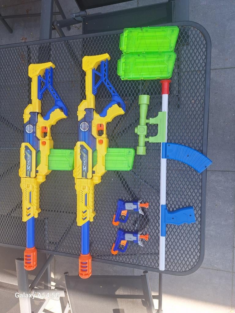 Nerf geweren, Ophalen, Gebruikt
