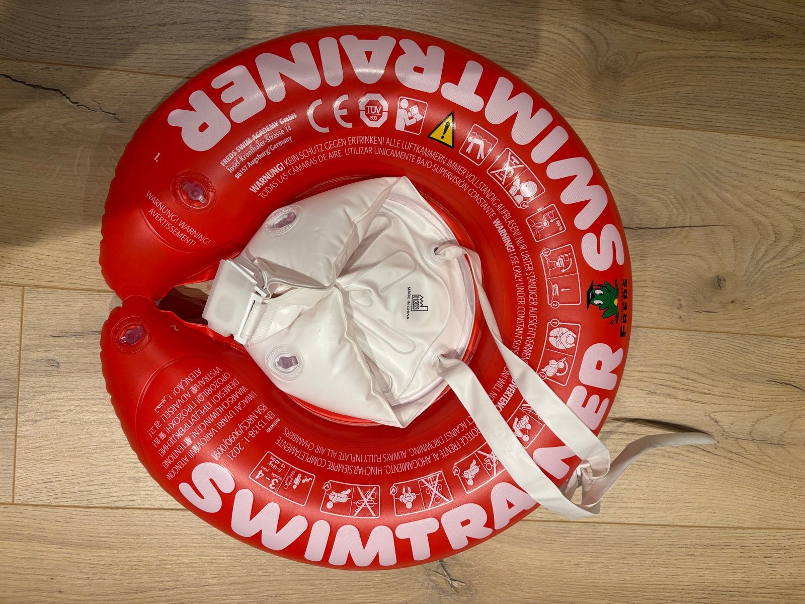 Swimtrainer Classic Rood - Zwemtrainer voor baby's, Ophalen, Zo goed als nieuw, Zwemtrainer, Swimtrainer