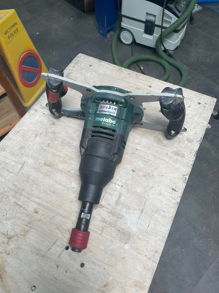 Metabo 18v lijmmixer body, Doe-het-zelf en Verbouw, Ophalen, Gebruikt