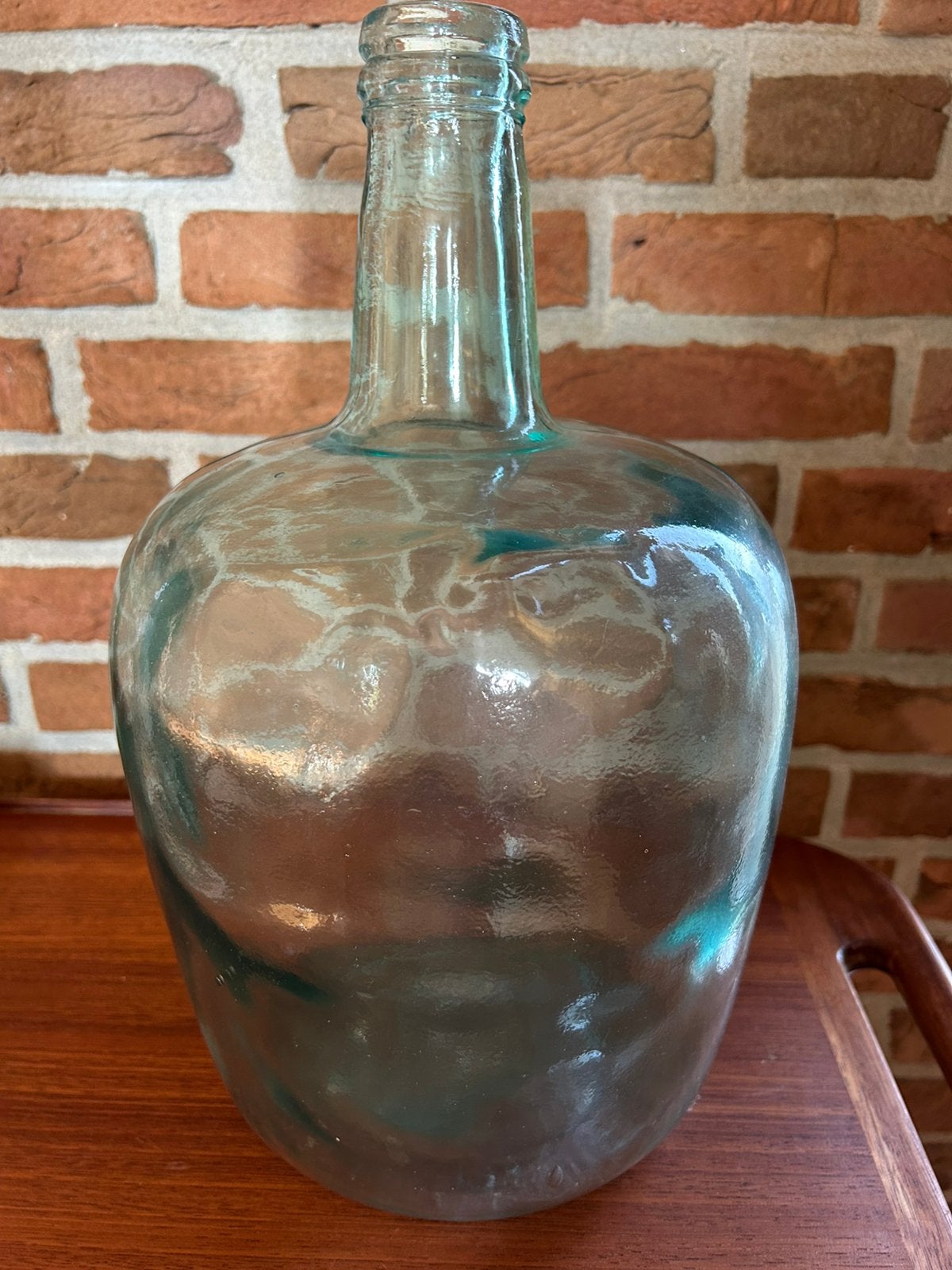 Vaas glas 35 h x 20 cm doorsnede, Ophalen, Transparant, 35 cm, Gerecycled glas
