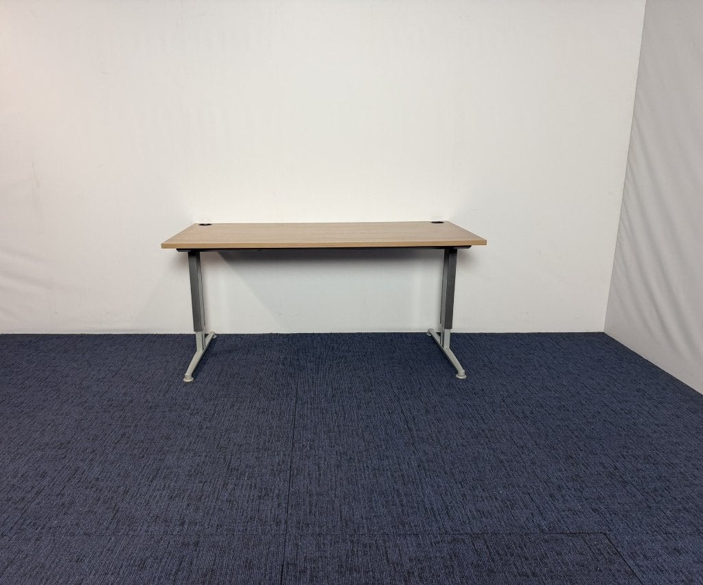 4 x Bureau Aspa, Kersen Havanna blad, 160 x 80 cm., Ophalen, 160 cm, Gebruikt, In hoogte verstelbaar