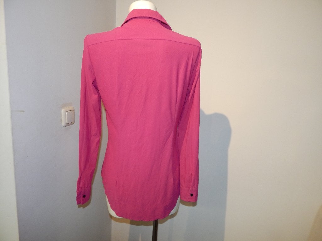 Studio Anneloes travel stof cyclaam fucia roze blouse S/M, Studio Anneloes, Ophalen of Verzenden, Roze, Maat 36 (S)