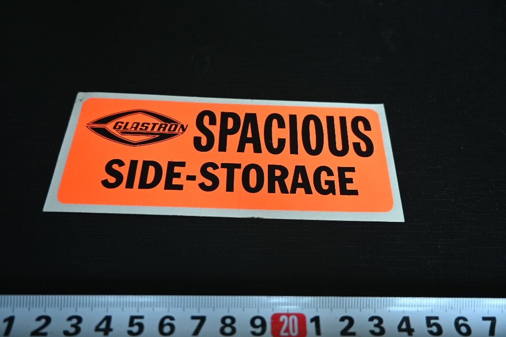 sticker GLASTRON spacious side-storage, Ophalen of Verzenden, Zo goed als nieuw