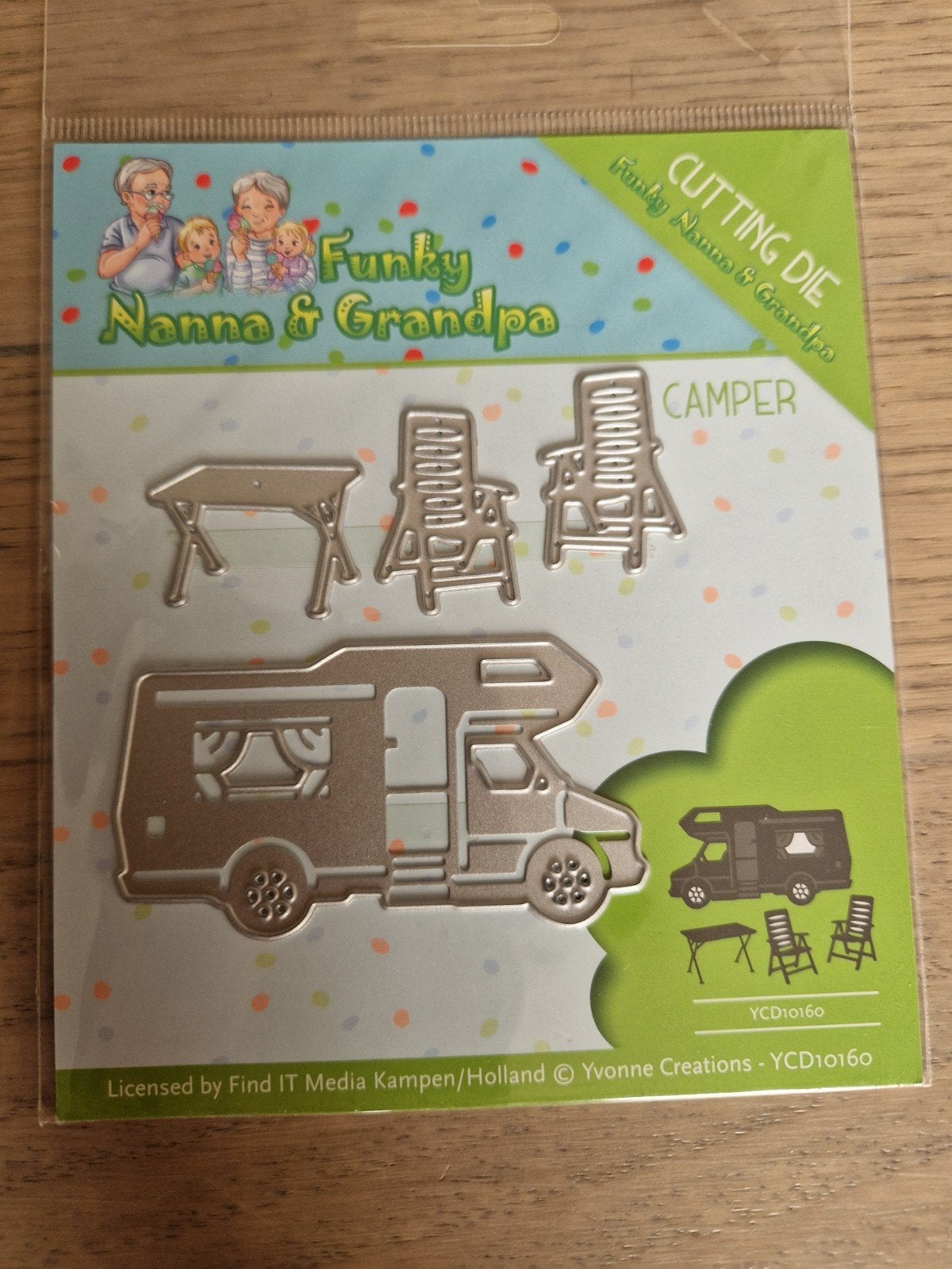 Snijmal Funky Nanna & Grandpa - Camper, Ophalen of Verzenden, Nieuw