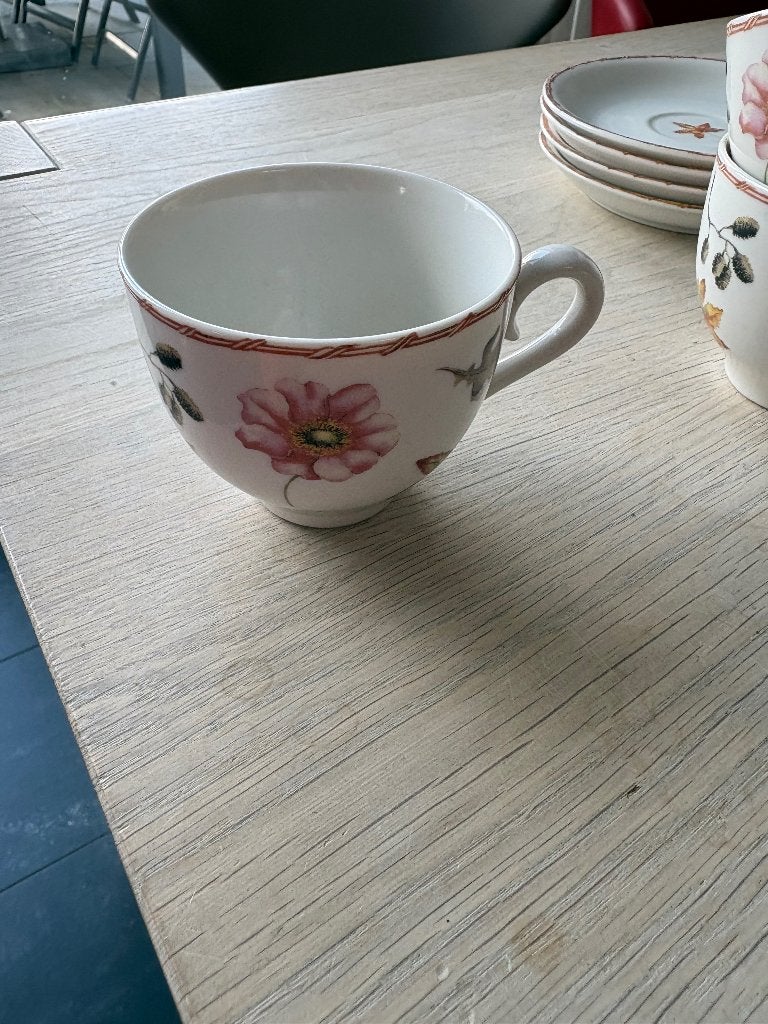 Janneke Brinkman kop en schotels seasons maand herfst, Overige merken, Ophalen of Verzenden, Zo goed als nieuw, Overige stijlen