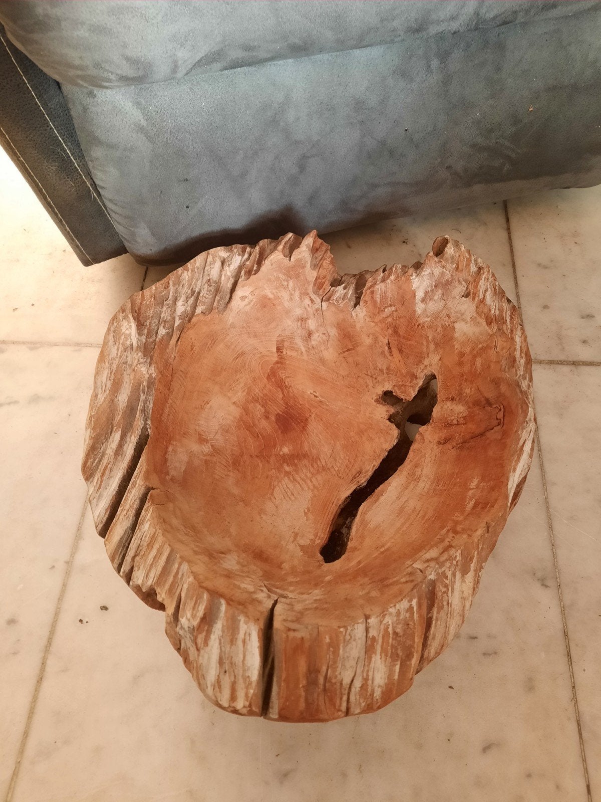 houten fruitschaal, Ophalen of Verzenden, Rond, Hout