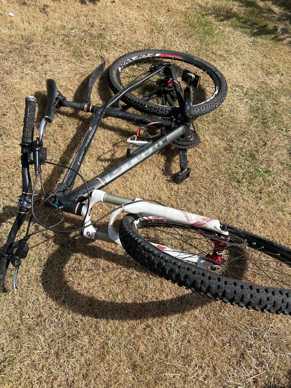 Opknapt B'Twin Rockrider 540 Mountainbike, Fietsen en Brommers, Gebruikt, Hardtail, Heren, Schijfrem
