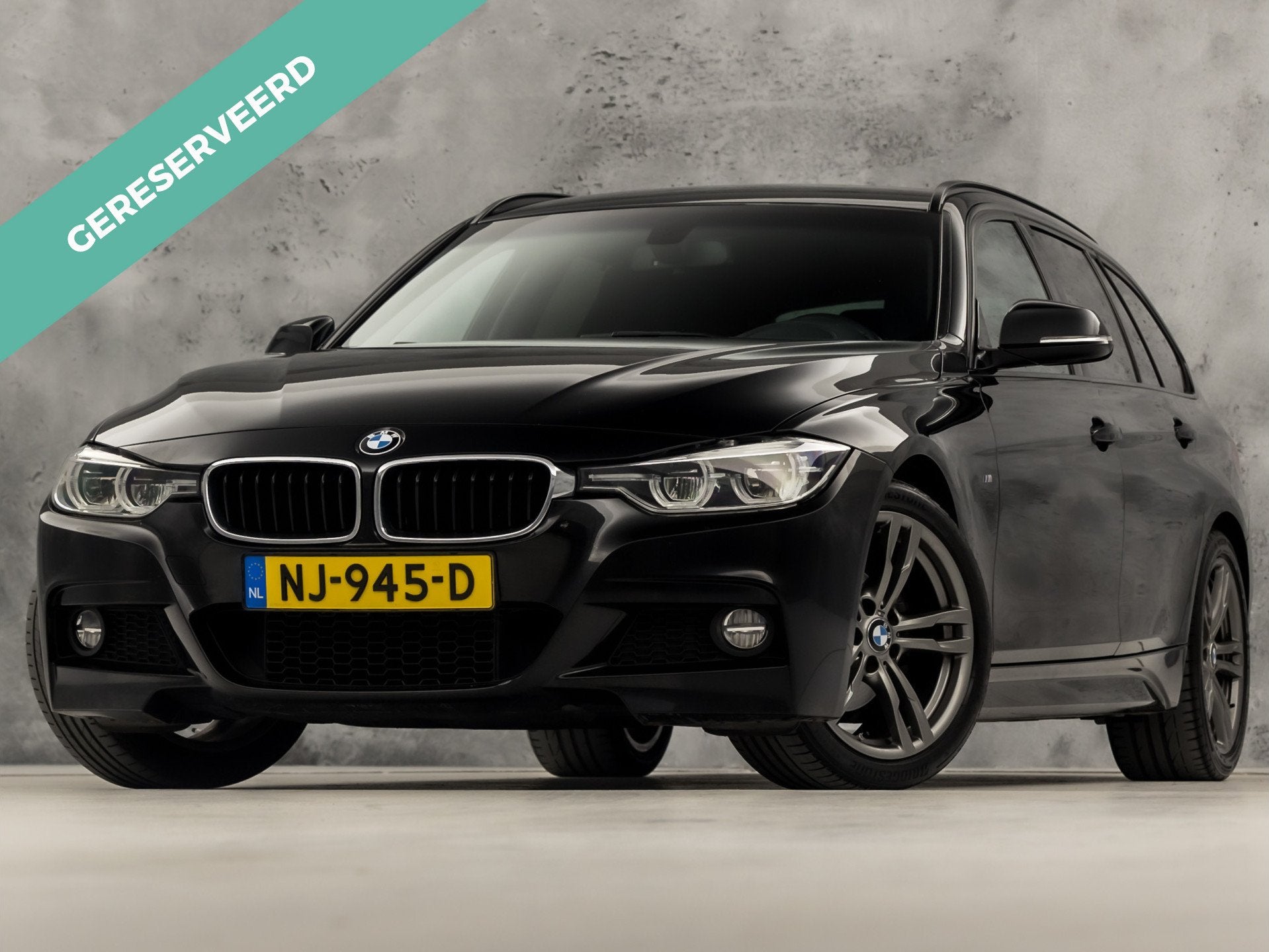 BMW 3 Serie 320i M Sport High Executive 184Pk Automaat (GROO, Auto's, BMW, Achterwielaandrijving, 4 cilinders, Zwart, 184 pk