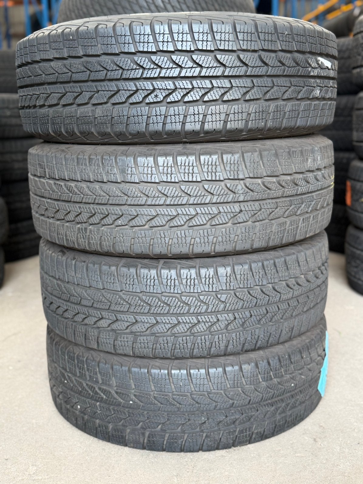 215/65r16c GoodYear winterbanden set, Ophalen, 215 mm, 16 inch, Vrachtwagen