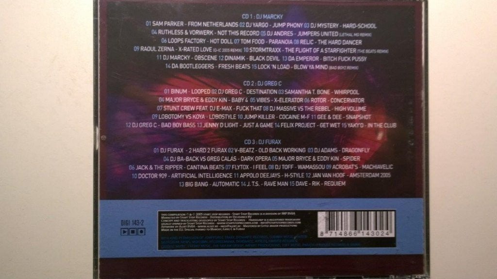 Dj Marcky, Dj Greg C & Dj Furax - Hardjump 3, Cd's en Dvd's, Ophalen of Verzenden, Zo goed als nieuw, Dance en House, Album