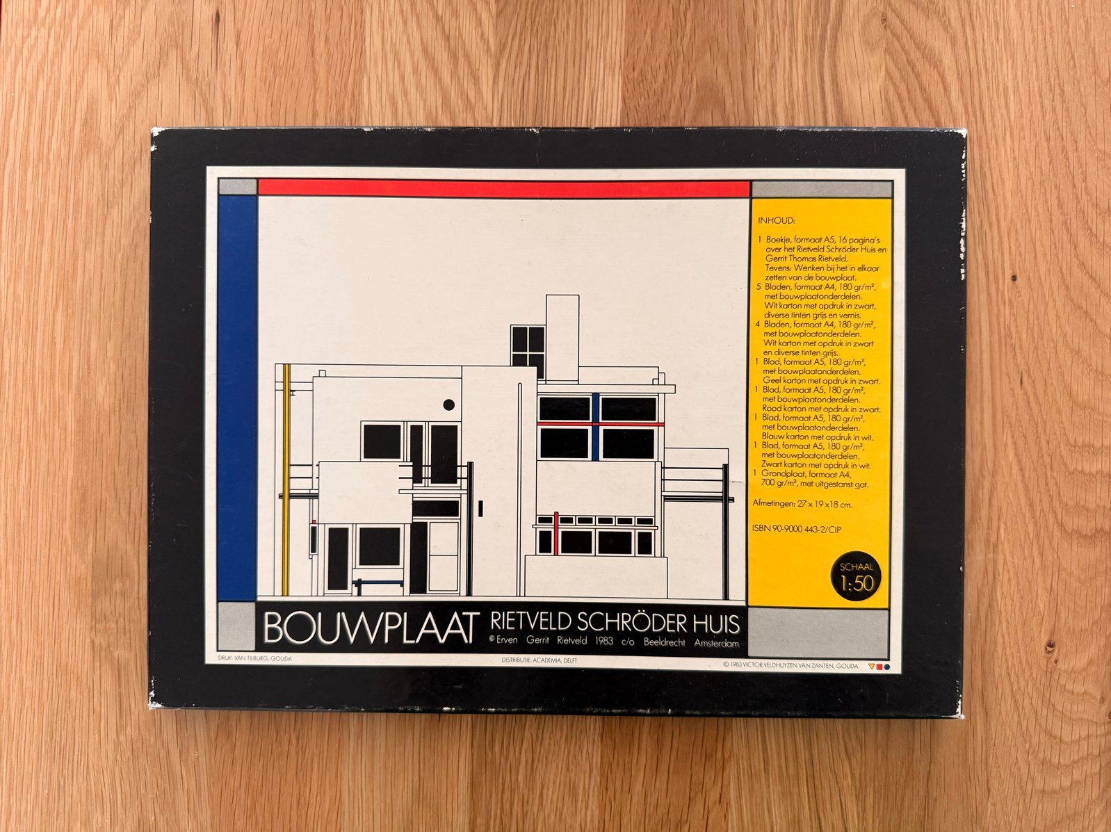 Bouwplaat Rietveld Schröder Huis - Schaal 1:50, Overige merken, 1:32 tot 1:50, Overige typen, Nieuw