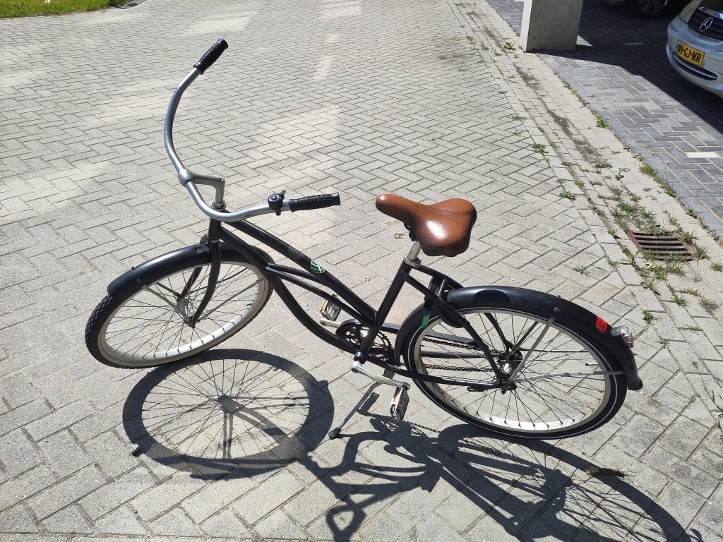 Fiets, Ophalen, Gebruikt, Staal, Terugtraprem
