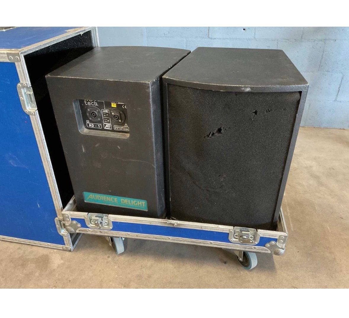 Audience delight AD1 set incl flightcase, Ophalen, Gebruikt, 150 watt of meer, Overige merken