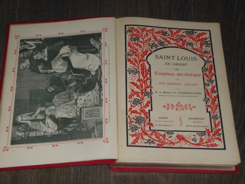 SAINT LOUIS EN ORIENT (Orig. editie 1909), Verzenden, Zo goed als nieuw, M. le Marquis de VILLENEUVE-TRANS, Non-fictie