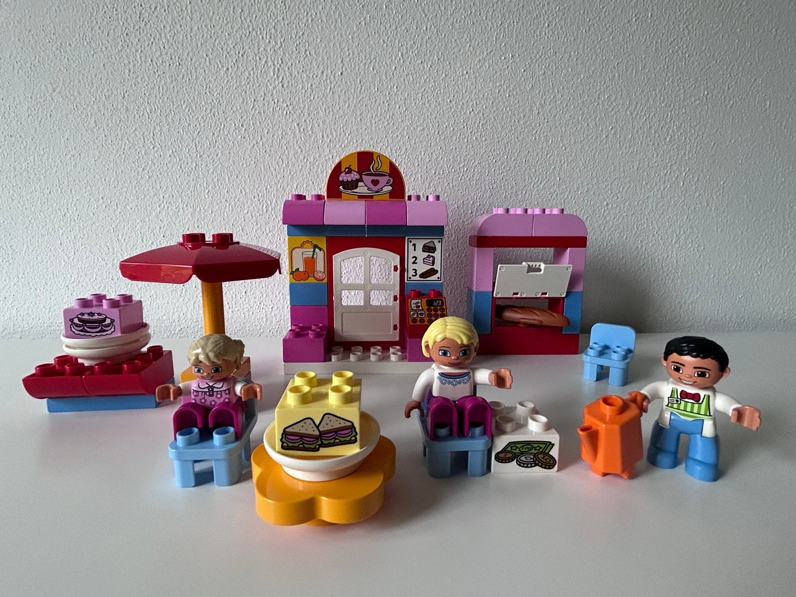Lego Duplo Bakkerij 10587 - Complete set met instructies, Overige thema's, Ophalen of Verzenden, Zo goed als nieuw, Compleet