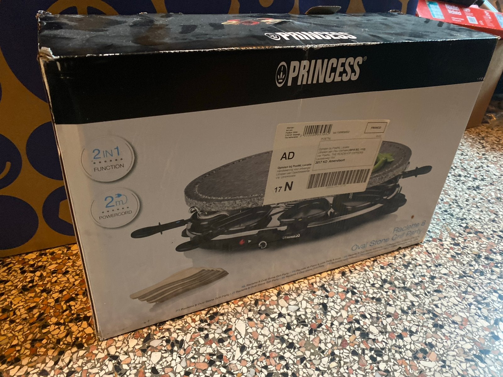 Princess Raclette & Oval Stone Grill Party - Nieuw, Ophalen of Verzenden, Nieuw, 8 personen of meer