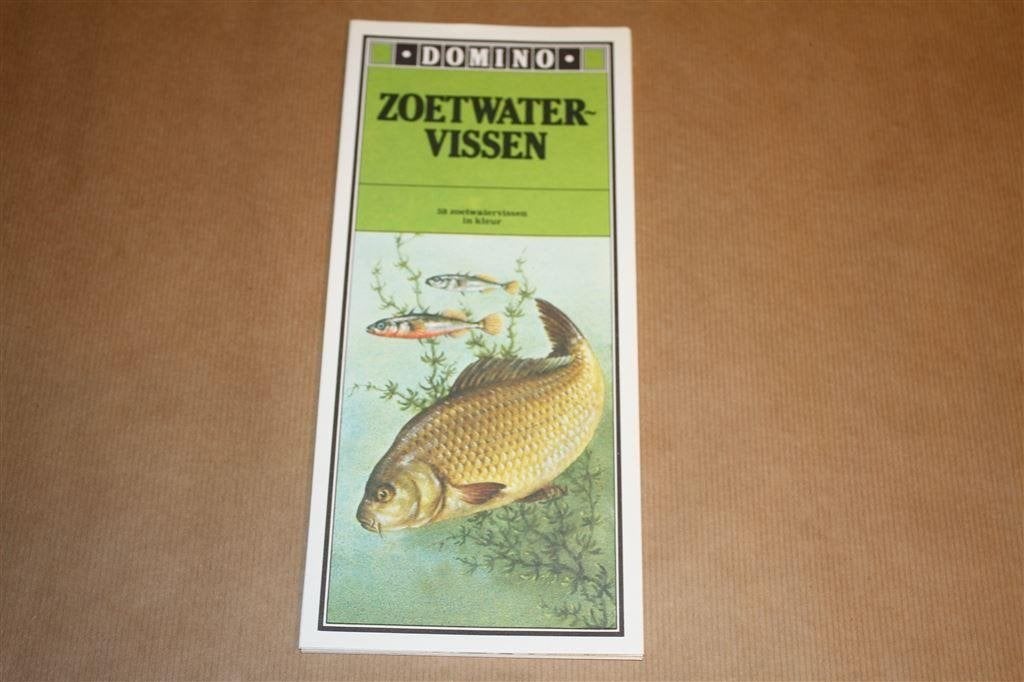 Uitvouwbare informatiefolder Domino Zoetwatervissen., Ophalen of Verzenden, Gelezen