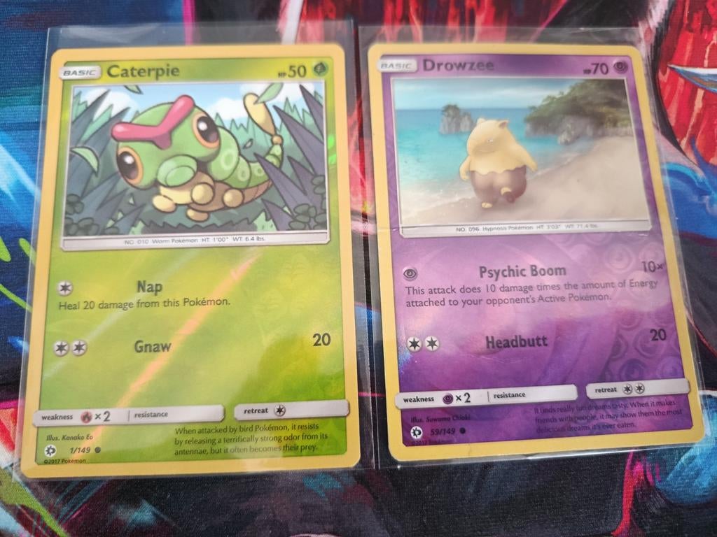 Pokémon Sun & Moon kaarten Reverse Holo, Ophalen of Verzenden, Zo goed als nieuw, Meerdere kaarten, Foil