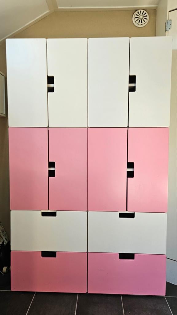 IKEA Stuva Hoge kast 4 lades & 8 deuren, lage kast 3 lades, Ophalen, Gebruikt, 50 tot 100 cm, Minder dan 100 cm