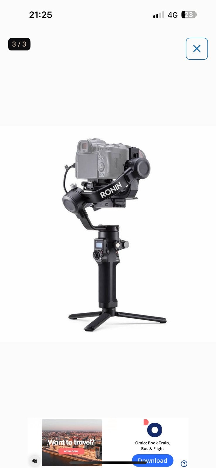 DJI RSC 2 (Ronin SC2) Gimbal + accessoires –zeer goede staat