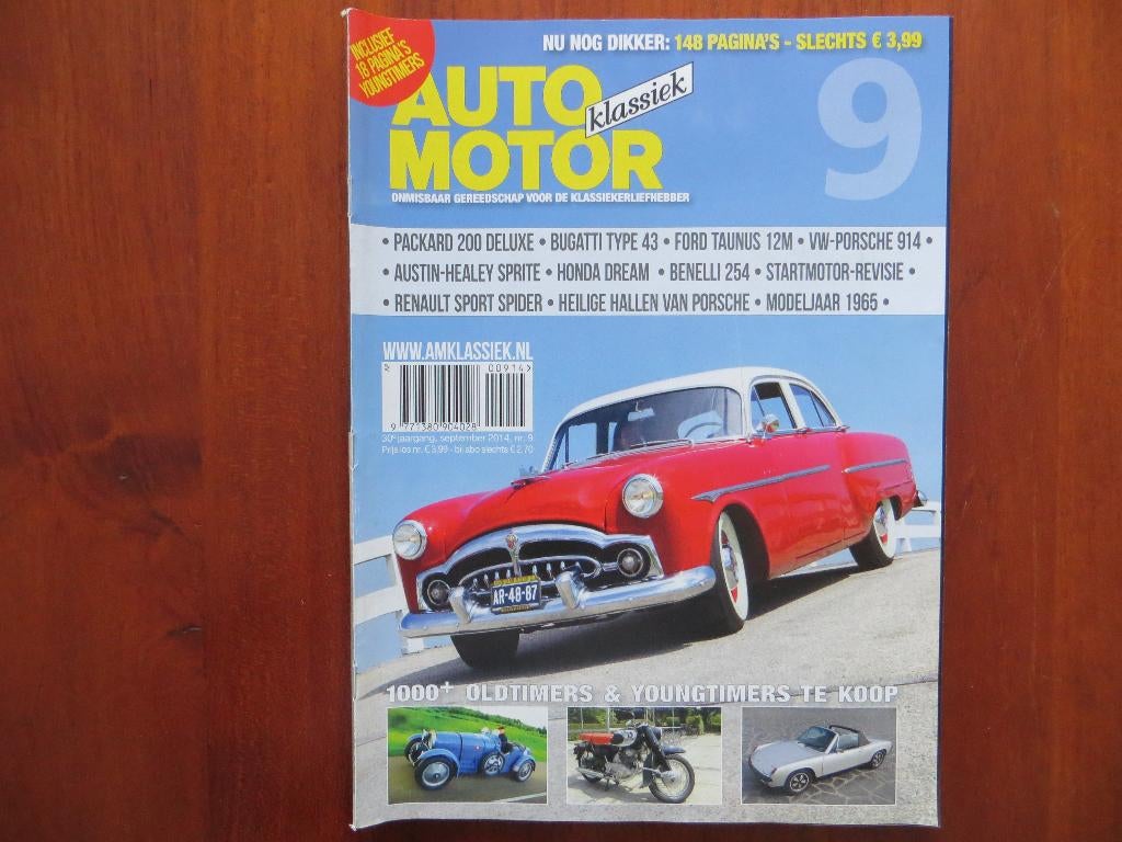 Auto Motor Klassiek 9 2024 Saab 99, Ford Capri, MB 250 SE, Ophalen of Verzenden, Nieuw, Ford
