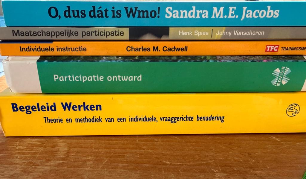 Set Wmo-, participatie- & begeleidingsboeken – z.g.a.n., Ophalen of Verzenden, Alpha, Zo goed als nieuw, HBO