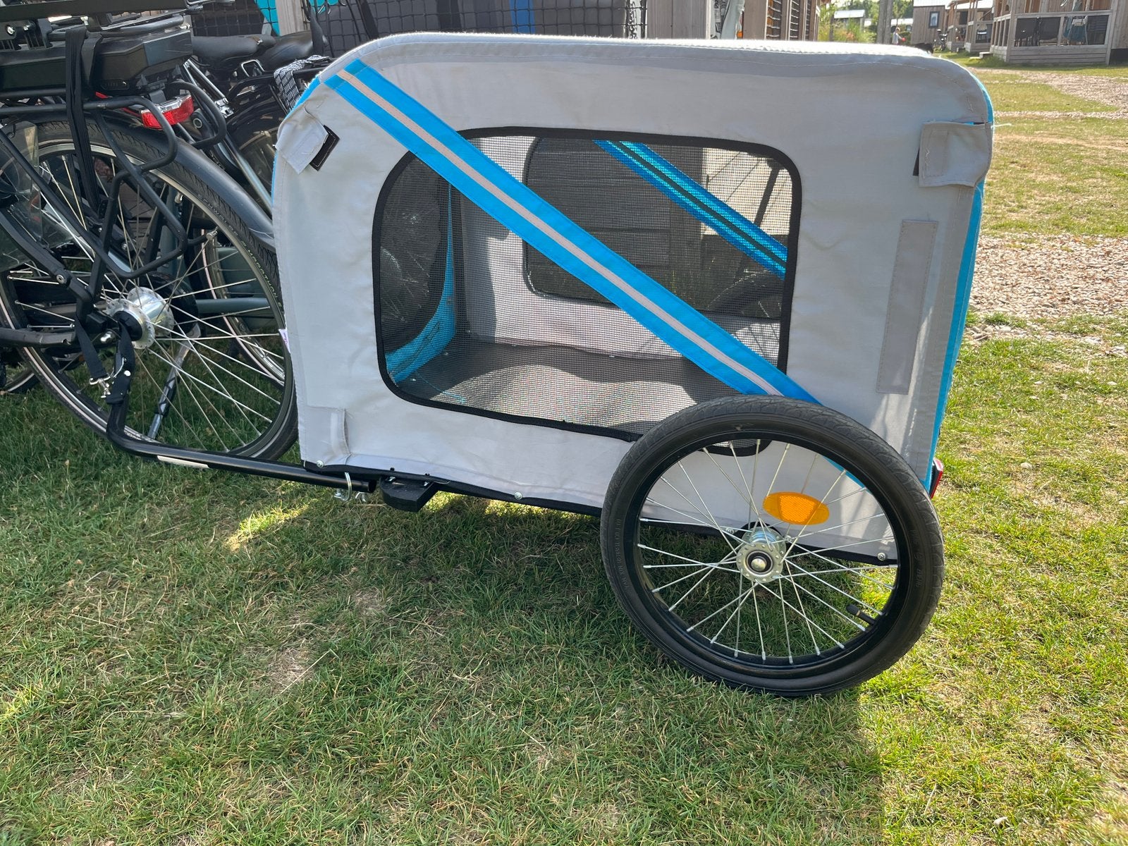 Mooie ruime Vida XL honden fiets kar in goede staat, Ophalen, Gebruikt, Hondenkar