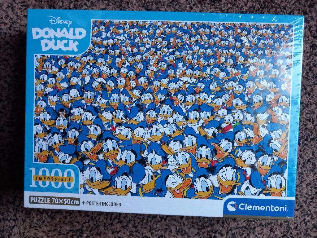 Puzzel Walt Disney Donald Duck Impossible 1000 stukjes nieuw, Hobby en Vrije tijd, Denksport en Puzzels, Ophalen of Verzenden