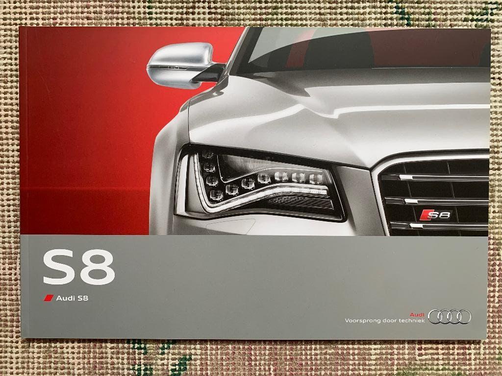 Nederlandse folder brochure Audi S8 2011 nieuw!, Nieuw, Ophalen of Verzenden, Audi, Audi