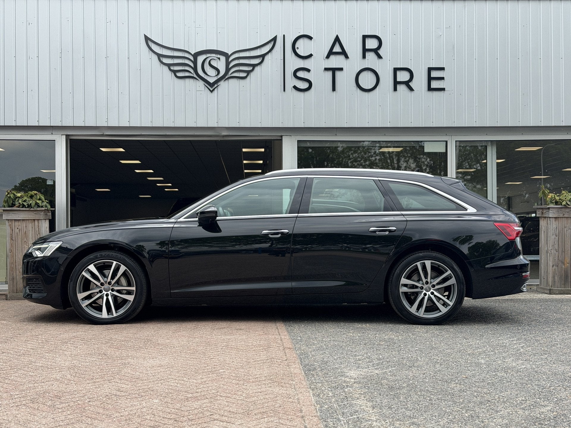 Audi A6 Avant 45 TFSI Pro Line |265PK|PANO|LED|SFEERVERL.|LE, Auto's, Audi, Gebruikt, Euro 6, 4 cilinders, Zwart