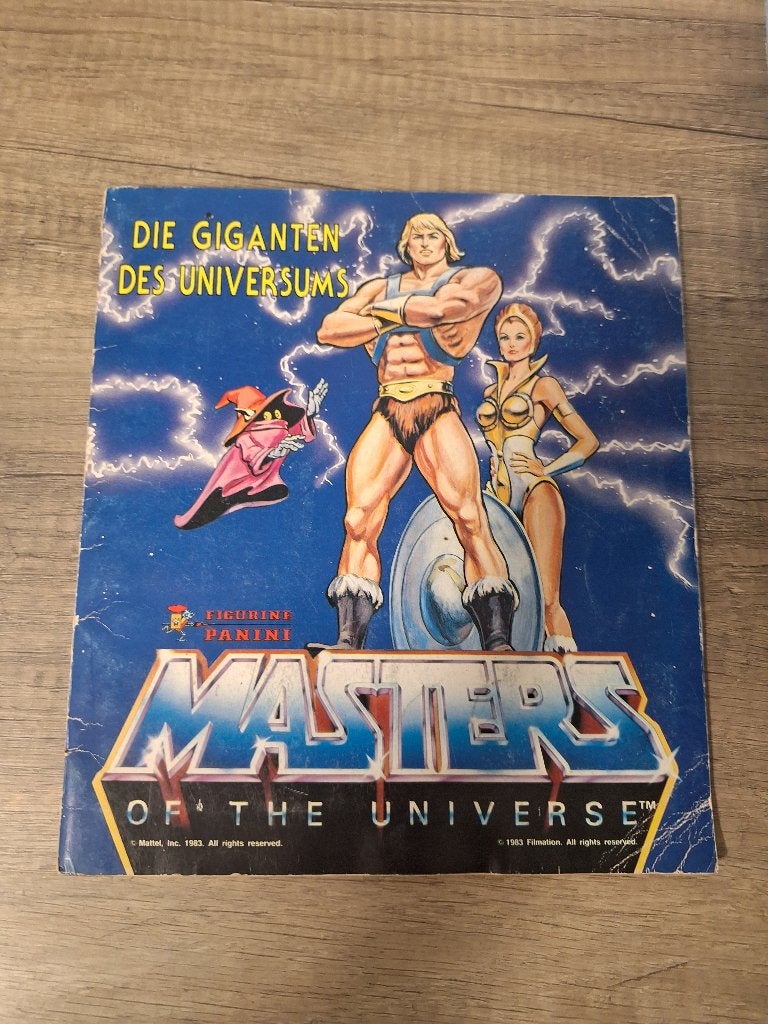 Vintage Masters of the Universe Panini stickerbook uit 1983, Ophalen of Verzenden