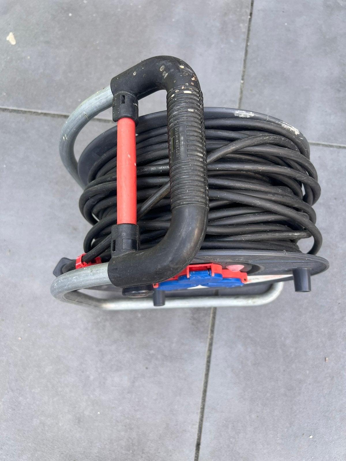 Brennenstuhl kabelhaspel 50 mtr, Ophalen of Verzenden, Gebruikt, Kabel of Snoer