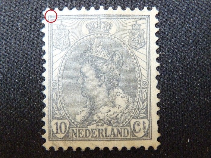 plaatfout 62 ,gestempeld., Postzegels en Munten, Postzegels | Nederland, Verzenden, T/m 1940, Postfris